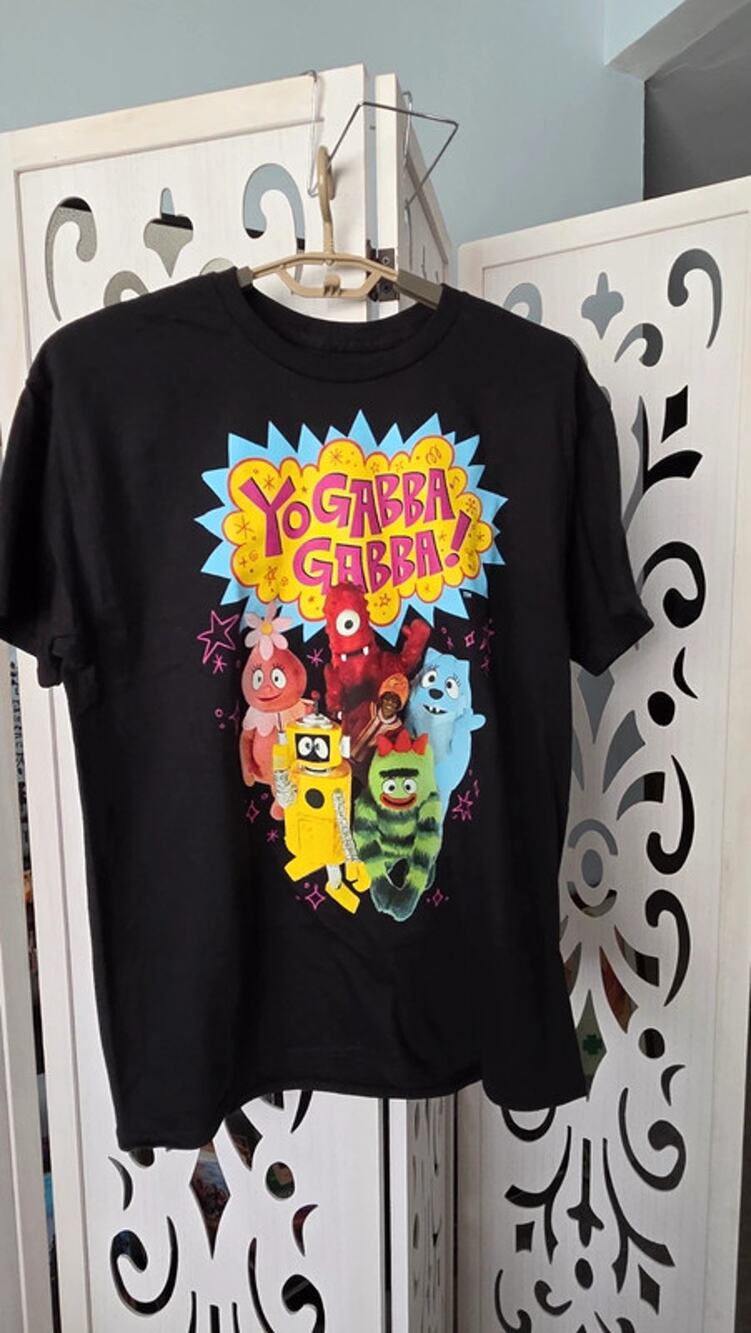 Yo Gabba Gabba Live 2009 Tour T Shirt Large DJ Lance Brobee Muno Ripple Junction